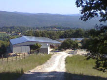 Photovoltaic system on the roofs of the stables