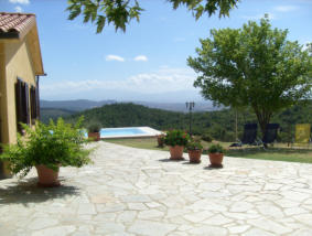 View to the Monte Amiata